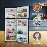 Whirlpool 327 L 3 Star IntelliFresh Inverter Frost Free Double Door Refrigerator (IF INV ELT DF375 OMEGA BLACK(3S)-TL, Black, 2023 Model)