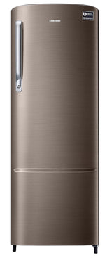 Samsung 246L 3 Star Inverter Direct-Cool Single Door Refrigerator Appliance (RR26C3733DX/HL,Luxe Brown)