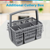 Bosch 13 Place Setting Dishwasher with Intensive Kadhai Program, No Pre-Rinse, 70? Hot water wash, Half Load Option & Extra Cutlery Box - (SMS66GI01I, Silver, Glass Protection Technology)