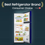 Samsung 236 L, 2 Star, Convertible, Digital Inverter Frost Free Double Door Refrigerator (RT40H28U2HSHL, Hydrangea Blue, 2026 Model)