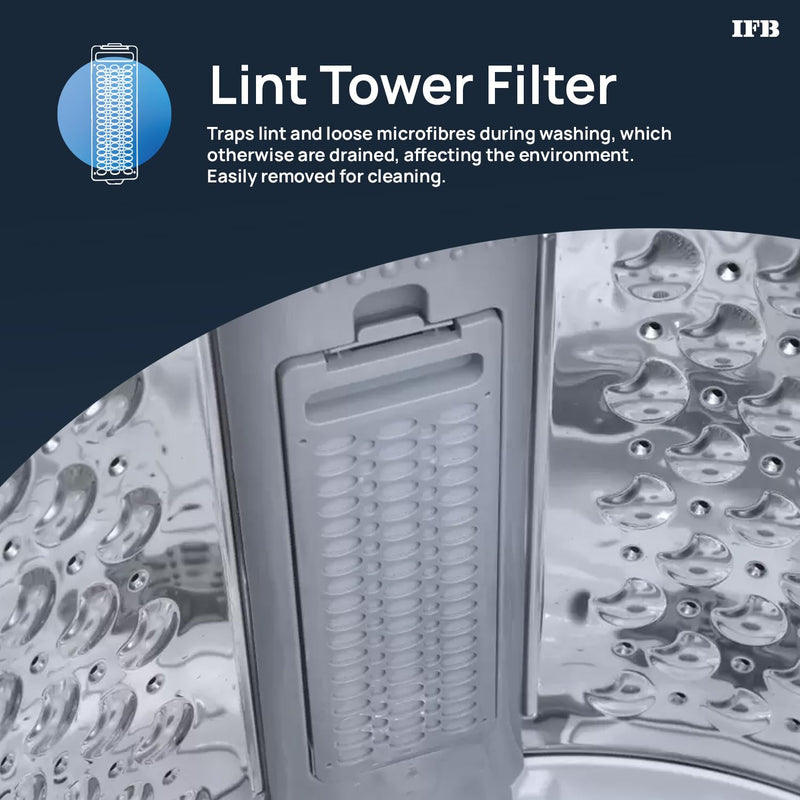 IFB 7 Kg 5 Star with Deep Clean Technology Powered by AI, Fully Automatic Top Load Washing Machine (TL701MG1, ActivMix, Aqua Energie, Med Grey)
