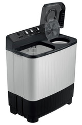 Samsung 8 kg, 5 star, Semi-Automatic Top Load Washing Machine (WT80C4200GG/TL, Air Turbo Drying, Light Gray)