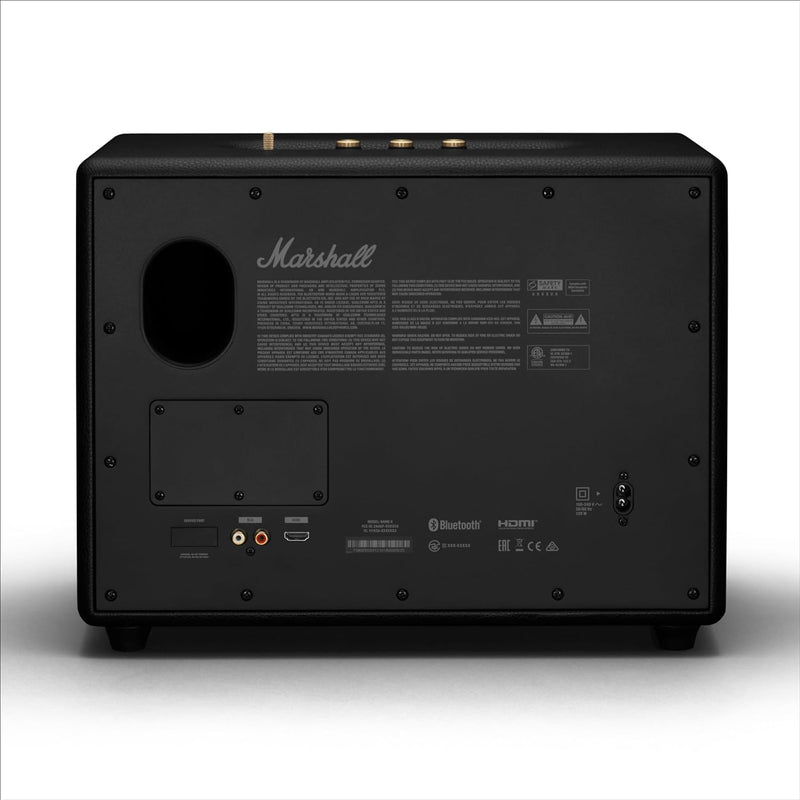 Marshall Woburn III Wired Connectivity Home Speaker with HDMI Input, Bluetooth 5.2 & RCA or 3.5mm Input - Black