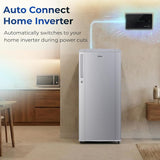 Haier 165 L 1 Star Direct Cool Single Door Refrigerator with Diamond Edge Freezing Technology, Easy Clean Back, Large Vegetable Box (HED-171MSA-P, Moon Silver, 2026 Model)