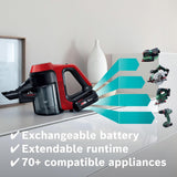 Bosch Unlimited 7 ProAnimal, Cordless Vacuum Cleaner with Rechargeable 3.0 Ah Battery and FlexTube, LED Lighting, 10 Year Motor Warranty, in Tornado Red BCS71PETIN