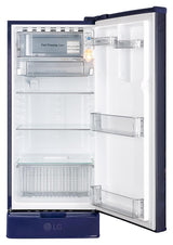 LG 185 L, 2 Star, Direct Cool Single Door Refrigerator (GLD1925XOBK, Blue Klase, Base stand with Drawer, Fit Max Chiller Tray, Works Without Stabilizer, 2026 Model)