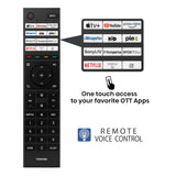 TOSHIBA 164 cm (65 inches) M450RP Series 4K Ultra HD Smart QLED TV 65M450RP (Black)