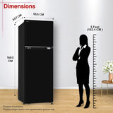 LG 276 L, 2 Star, Smart Inverter, Smart & Dairy Mode, Frost-Free Double Door Convertible Refrigerator (GLT2826XWOB, Onyx Black, Multi Air Flow & Convertible Space for More Storage, 2026 Model)