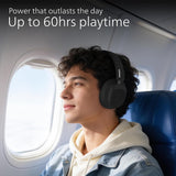 PHILIPS TAH6550 Bluetooth Wireless Over-Ear Headphones with 3 Mics, 60 Hours Battery Life, 40mm Drivers, Bluetooth 5.3,