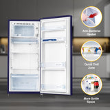 Whirlpool 184 L 2 Star Direct-Cool Single Door Refrigerator (205 WDE CLS 2S SAPPHIRE BLUE-Y, Blue, )