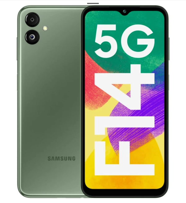 Samsung F14 5G (G.O.A.T. Green, 4GB RAM, 128GB Storage)