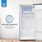 Voltas Beko, A Tata Product 183 L, 2-Star Single Door Direct Cool Refrigerator with Fresh Box Technology (RDC215C / 2S0XIR0M0000GO, Hairline Silver)