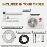 LG 2 Ton 3 Star DUAL Inverter Split AC (Copper, AI Convertible 6-in-1, Diet Mode+, Faster Cooling & Energy Saving, 4 Way Swing, HD Filter with Anti-Virus Protection, US-Q24ENXE, White)