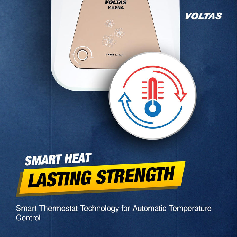 Voltas 10 L Storage Water Geyser (Magna 10L, White) 105SPBWT