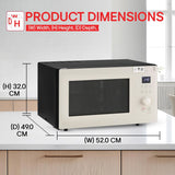 LG 28 L Scan-To-Cook Wi-Fi Enabled Charcoal Convection Microwave Oven (MJEN286UBW, Black, Beige Door, 301 Auto Cook Menu, Bar-be-queing at home, 30 Heart Healthy Recipes, Diet Fry & Multicook Tawa)