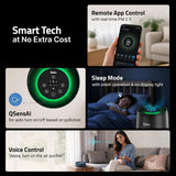 Qubo R250 Smart Air Purifier for bedroom by Hero Group| Up to 250 SqFt| True HEPA H13|Removes 99.99% Dust, Allergens, Smoke, Virus & PM2.5|150 m³/h CADR|5-Stage Filter|App Control|9000 Hrs Filter Life