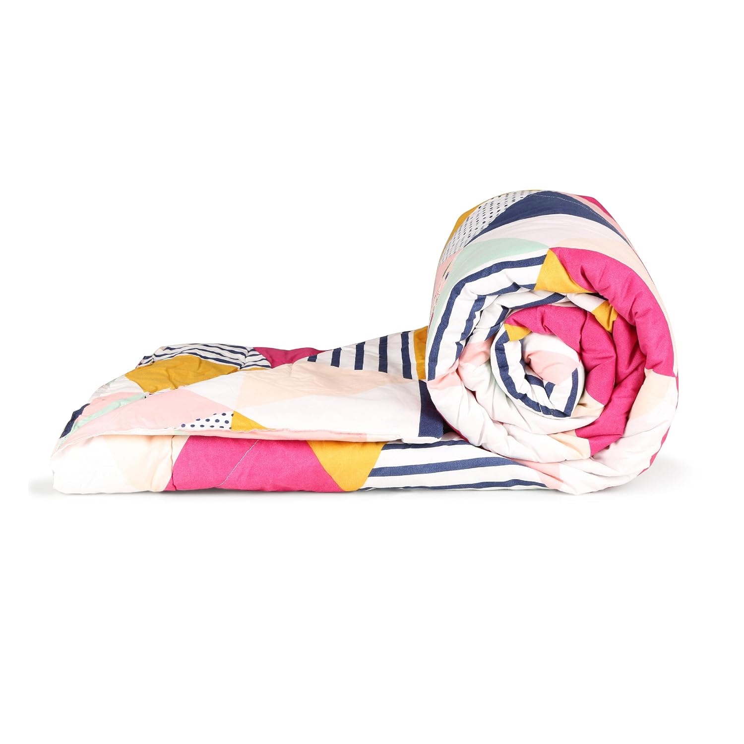 Livpure Smart Printed Double Quilt for Heavy Winter (Microfiber, Multicolor Geometric)|96X86 Inches LSH-CFT-SMGEO-211