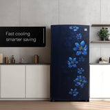 Godrej 180L 2 Star Direct Cool Single Door Refrigerator with 5 Years Warranty | 20L Vegetable Tray | Toughened Glass Shelves| Advanced Capillary Technology (RD EDGE 205BN TRF BR BL, Berry Blue)