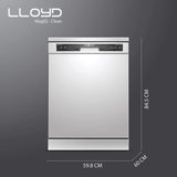 Havells-Lloyd 13 Place Settings Standard Dishwasher (LDWF13PSE1DD, Silver)