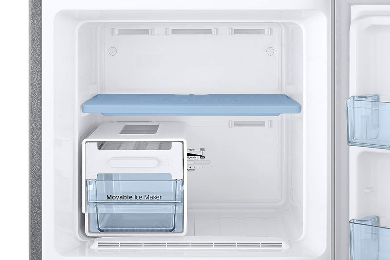 Samsung 236 L, 2 Star, Digital Inverter, Frost Free Double Door Refrigerator (RT28C3032GS/HL, Gray Silver)