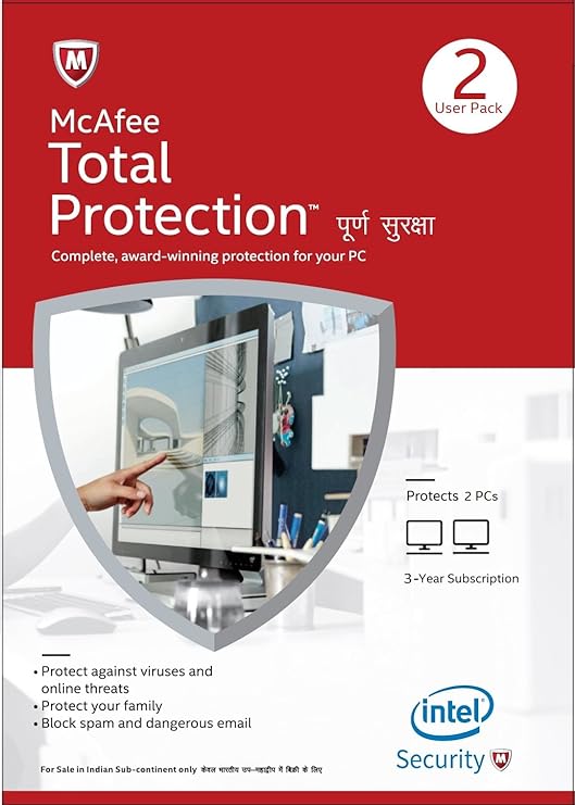Intel McAfee Total Protection INR 999
