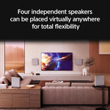 Sony Bravia Theatre Quad (HT-A9M2) Premium Soundbar System with 360 SSM, Wireless Multi Dimensional Surround Sound (IMAX, Dolby Atmos/DTSx,360 RA, Voice Zoom3, 8K/4K HDR), Grey