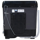 Haier 9Kg Semi Automatic Top Load Washing Machine,Toughened Glass HTW90-196BBK(Black)