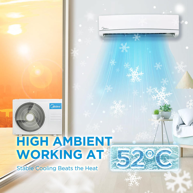 Midea 1.5 Ton 3 Star Inverter Split AC (, SANTIS NEO DLX (Wi-Fi), MAI18SD3R35W0,White)