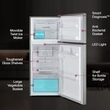 LG 240 L 3 Star Frost-Free Smart Inverter Double Door Refrigerator (GL-S292RDSX, Dazzle Steel, Convertible & Multi Air Flow Cooling)