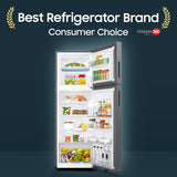 Samsung 256 L, 3 Star, Convertible, Digital Inverter Frost Free Double Door Refrigerator (RT40H30U3FHL, Black DOI, 2026 Model)