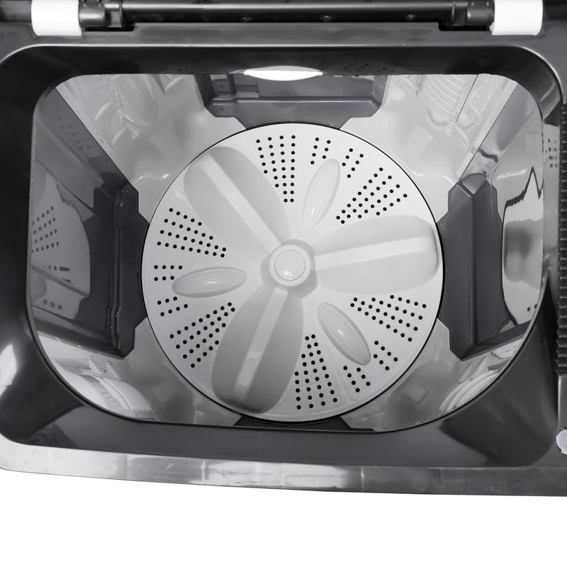 Foxsky 7.0 kg 5 Star Semi-Automatic Top Loading Washing Machine Appliance (2024 Model, Powerful Motor, Effective Wash Pulsator, 1370 RPM & Castors)(Aqua Wash 7.0KG)