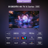 Xiaomi (139 cm) 55 inch Smartchoice X 4K Ultra HD Smart | Dolby Vision | 120Hz Game Booster | Eye Care Mode | Google TV | L55MB-AIN