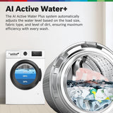 Bosch 8 kg, 5 Star, Anti Stain & AI Active Water+ Fully Automatic Front Loading Washing Machine (WAJ28260IN, Steam with Anti-bacteria, In-Built Heater, White)