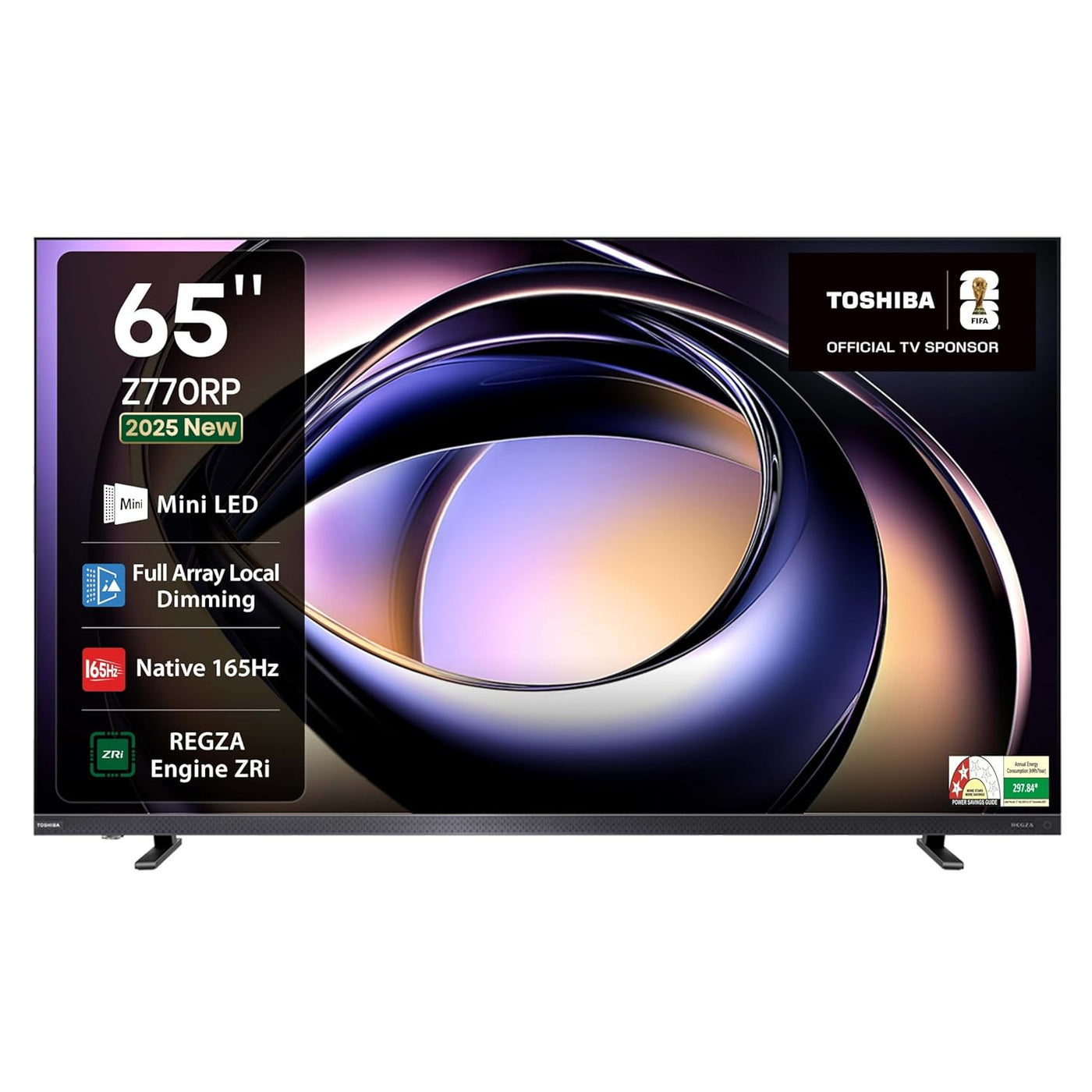 TOSHIBA  TV テレビ Toshiba Z770RP 65-Inch MiniLED QLED 4K Smart TV | Premium Picture