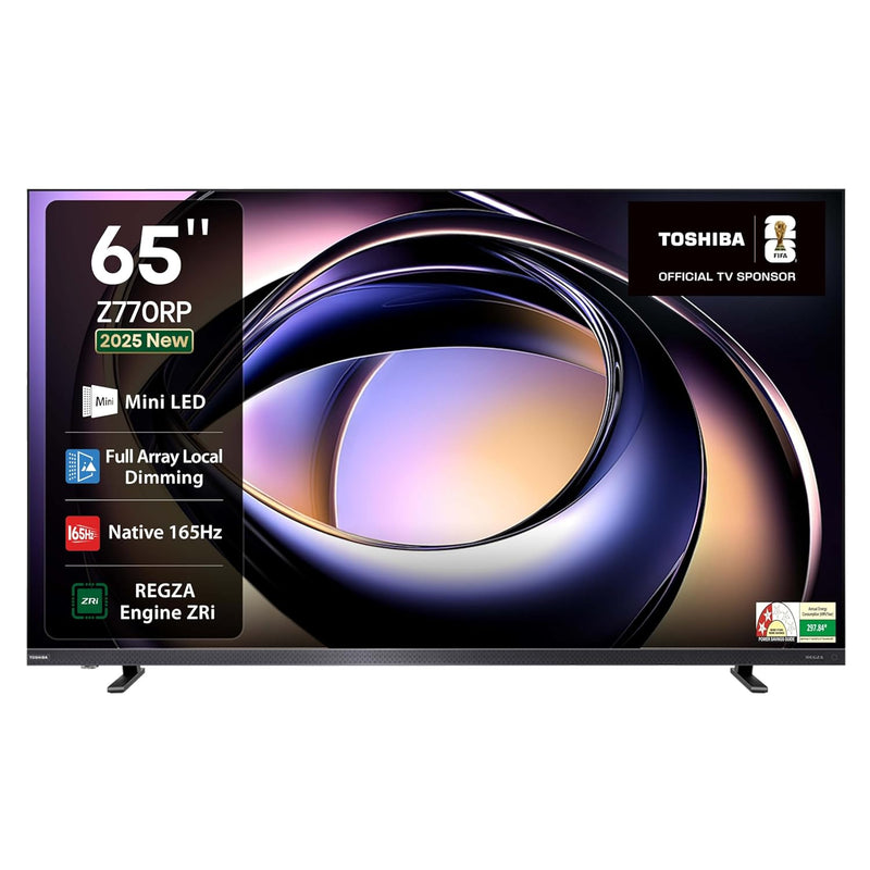 Toshiba Z770RP 65-Inch MiniLED QLED 4K Smart TV | Premium Picture