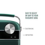 Saregama Carvaan 2.0 Hindi Portable Music Player 5000 Pre-Loaded Songs with Podcast, FM/BT/AUX (Emerald Green)