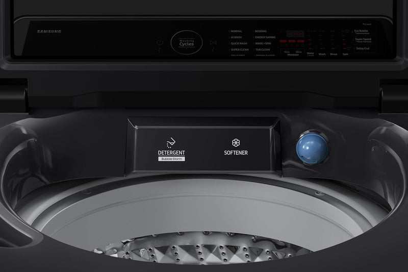 Samsung 12 Kg, 5 Star, Fully-Automatic Top Load Washing Machine (WA80F12S5CTL, Deep Charcoal)