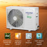 Voltas 185V Vectra Elegant 1.5 Ton 5 Star Inverter Split AC |4-in-1 Adjustable mode| Energy Efficient| Anti dust filter with Anti-Microbial coating | Copper Coil| Sleep Mode | Memory Restart| White