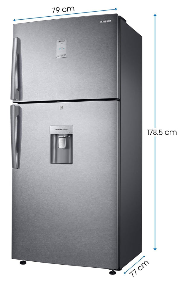 Samsung 523L 2 Star Frost-Free Double Door Digital Inverter Refrigerator (RT54B6558SL/TL,Steel, 2022 Model)