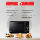 LG 32 L Convection Microwave Oven (MC3286BLT, Black, Auto Cook Menu, Diet Fry and with Stainless Steel Cavity)