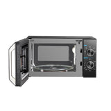 Midea 20L Solo Microwave Oven (MMO20CXAMMPEBK, Black, 5 power levels & Defrost function)