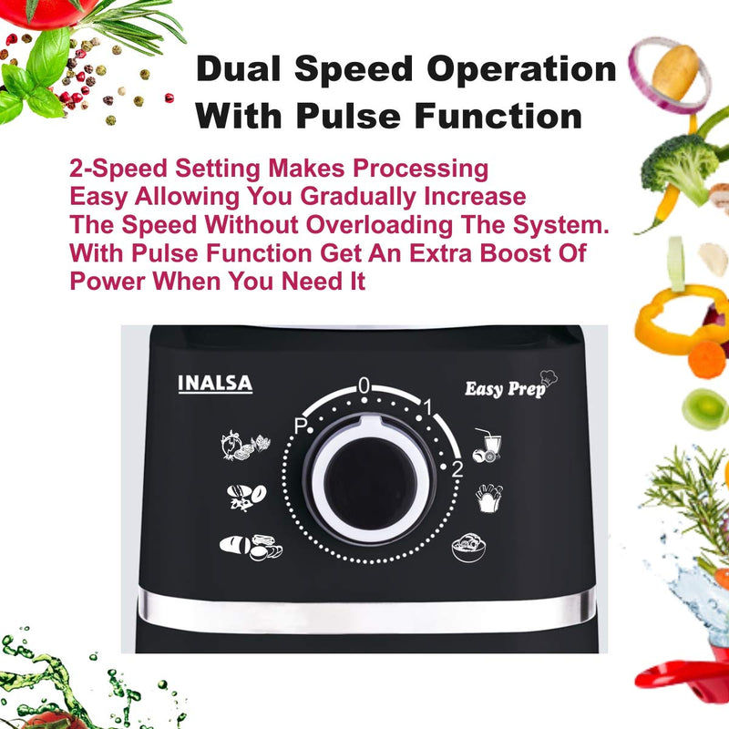 Inalsa Food Processor Easy Prep Plus