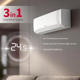 Hitachi 1.5 Ton 5 Star, New Star rated, Inverter Split AC (Copper, Smart View Display, 4 Way Swing, ice Clean, Anti-bacterial Filter,RAS.V518PCDIBT, White)