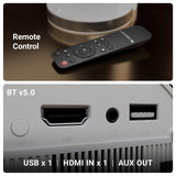 Zebronics Android 13 Smart LED Projector, 1080p Support, 2800 Lumens, 100" Screen Size, 90° Tiltable, Auto Keystone, OTT Apps (Netflix, Prime, Hotstar), BT v5.0, HDMI, Miracast, WiFi (PixaPlay 30)