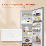 Haier 240 L 2 Star Frost Free Twin Inverter Double Door Refrigerator with Cool Pad for Extended Freezer Cooling & Spacious Fresh Zone (HEF-252EGSA-P, Moon Silver, 2026 Model)