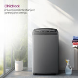 Godrej Smart Choice 7 Kg 5 Star, 5 Years Comprehensive Warranty, AI Tech, Fills Tub At ~0 Water Pressure, Fully-Automatic Top Load Washing Machine (WTEON ALP 70 5.0 FDUN GPGR, Graphite Grey)