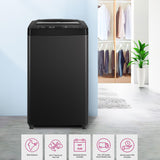 Godrej 6.5 Kg 5 Star I-Wash Technology for Automatic One Touch Wash Fully-Automatic Top Load Washing Machine (2023 Model, WTEON 650 AP 5.0 GPGR, Graphite Grey, With Toughened Glass Lid)