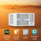 Voltas 1.5 Ton 3 Star, Inverter Window AC (Copper, 2-in-1 Adjustable Model,183V Vertis Pearl, White)