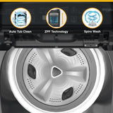 Whirlpool 6.5 Kg 5 Star StainWash Royal Plus Fully Automatic Top Load Washing Machine (SW ROYAL PLUS 6.5 (H) GREY 10YMW with In-Built Heater)-(Scratches)