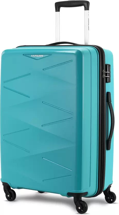 Kamiliant by American Tourister Kam Triprism Sp Aqua Check-in Suitcase 4 Wheels - 27 inch